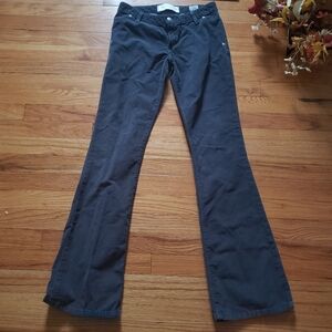 Paper Cloth Denim grey flare leg womens corduroy sz 26 pants